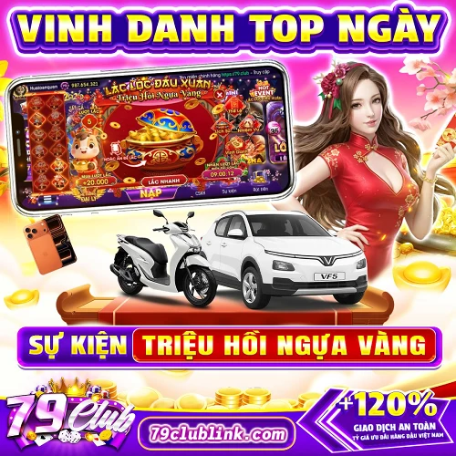 Vinh danh top ngày 79club